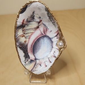 ONE OF A KIND HANDMADE EMBELLISHED SEASHELL